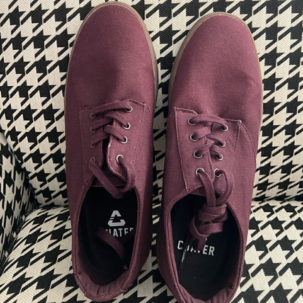 Cuater By Travis Mathew Kruzers Shoes- Size 12 Burgundy